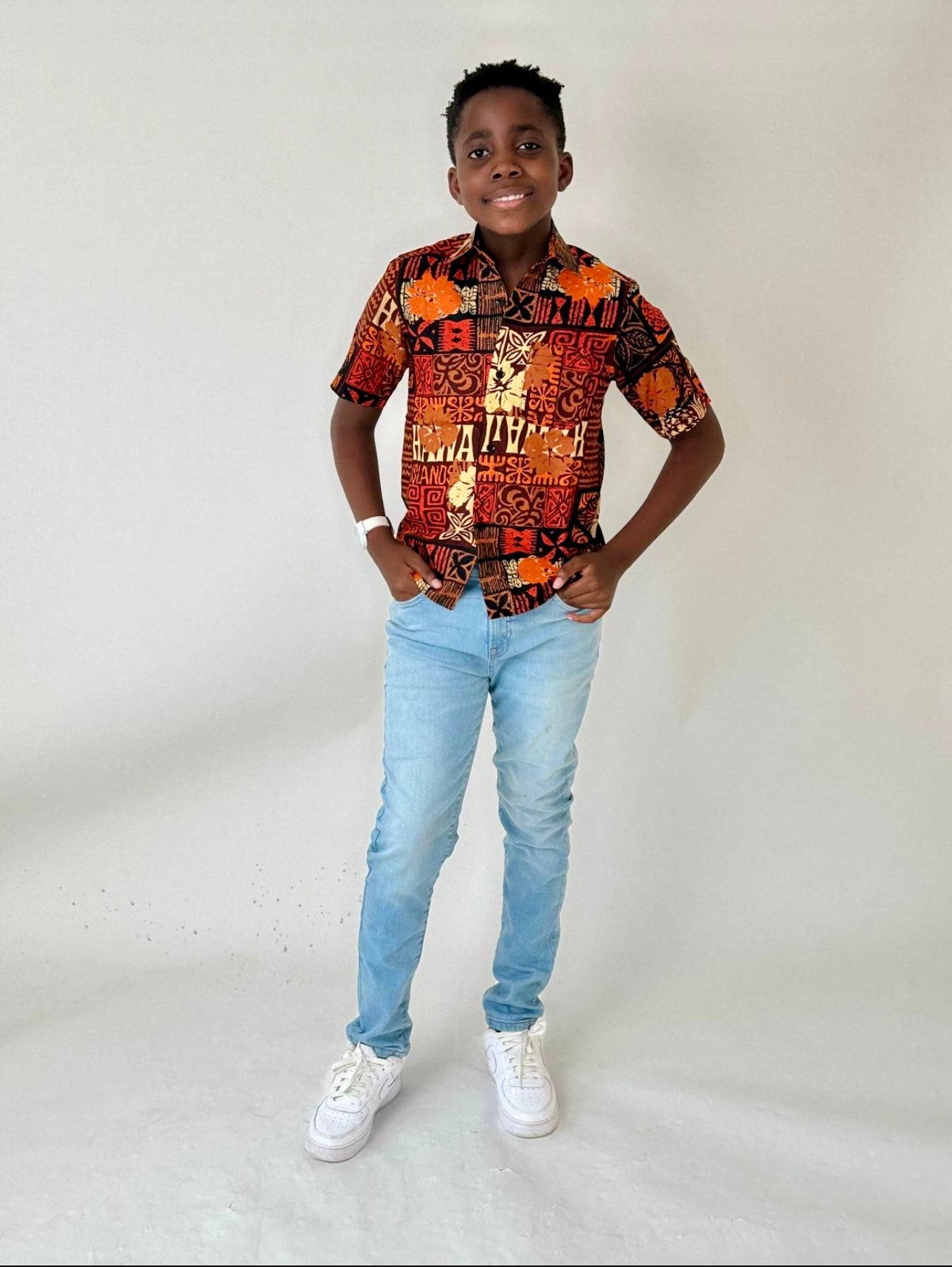 Boys Ankara shirt