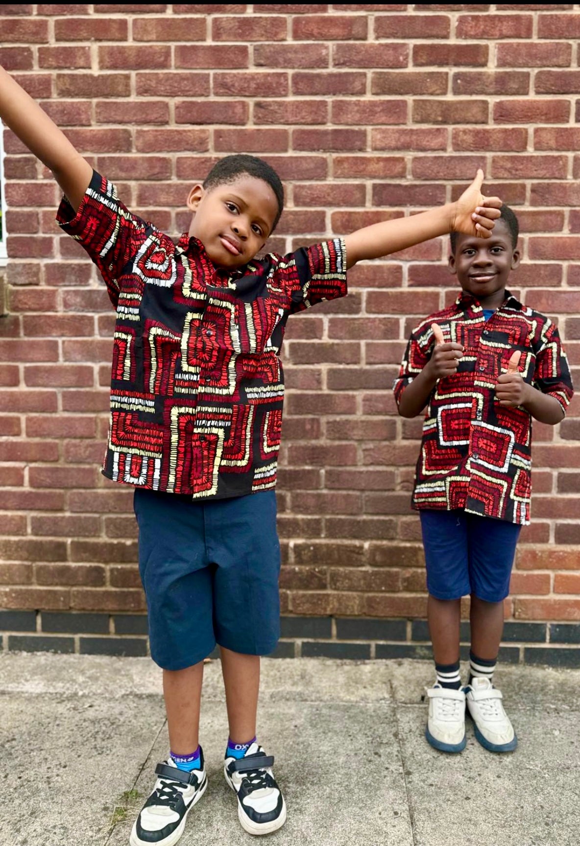 Boys Ankara shirt