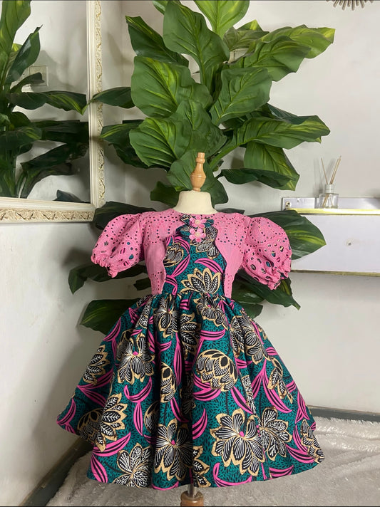 Girls Ankara dress