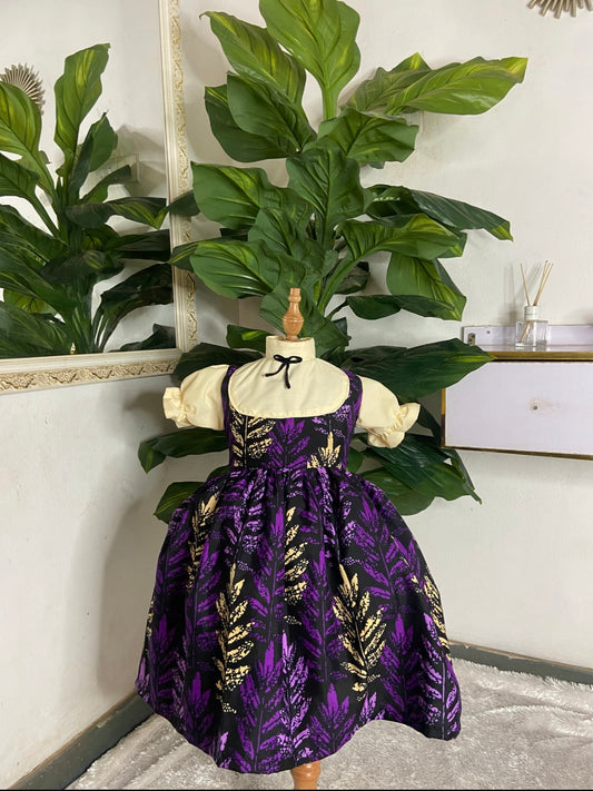 Girls Ankara dress