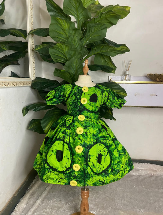 Girls Ankara dress