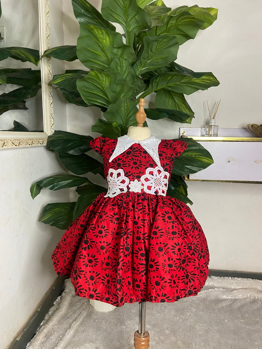 Girls Ankara dress