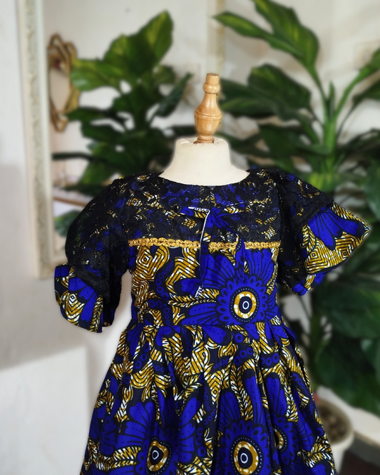 Girls Ankara dress